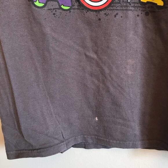 Marvel M fandom casual short sleeve t-shirt avengers gray - Picture 10 of 10